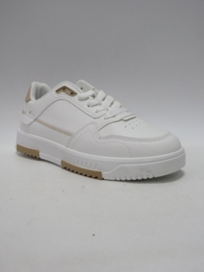 Buty sportowe damskie na płaskim (36-41) 21-Q89 KHAKI