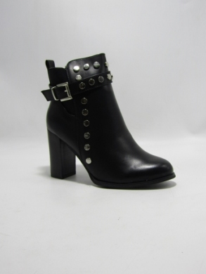 Botki damskie ocieplane na obcasie (36-41) AW2131 BLACK