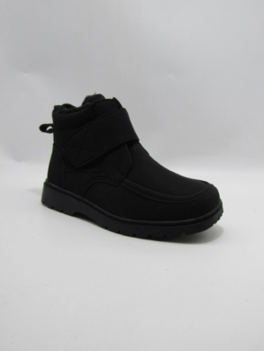Botki męskie ocieplane (40-46) 31112-1 BLACK