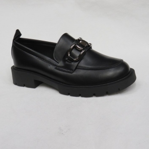Mokasyny damskie na płaskim (36-41) 3236BLACK