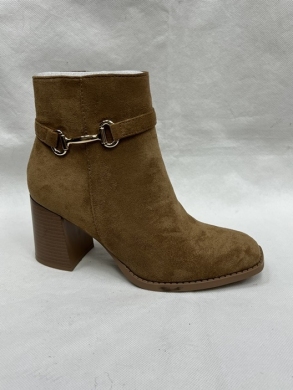 Botki damskie ocieplane na obcasie (36-41) JW166 CAMEL