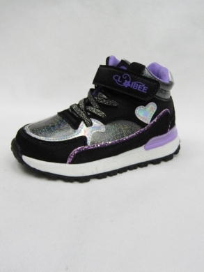 Buty sportowe dziewczęce (26-31) H296A BLA/PURPLE