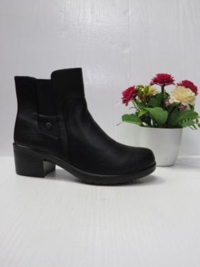 Botki damskie ocieplane na obcasie (39-43) DJF-53 BLACK