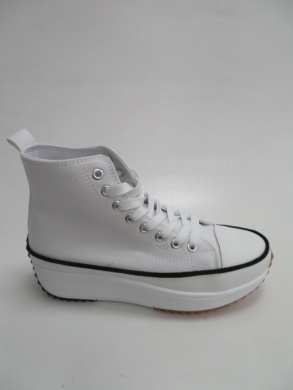 Trampki damskie na koturnie (36-41) 117 WHITE