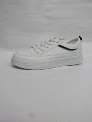 Buty sportowe damskie na płaskim (36-41) HZ08 WHITE