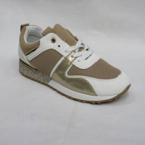 Buty sportowe damskie na płaskim (36-41) R-75 BEIGE