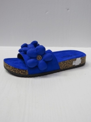 Klapki damskie na płaskim (36-41) WL583 BLUE