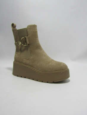 Botki damskie na koturnie (36-41) 006-01 KHAKI