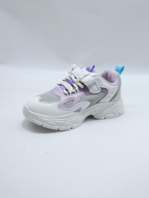 Buty sportowe dziewczęce (27-32) EB312 WH/PURPLE