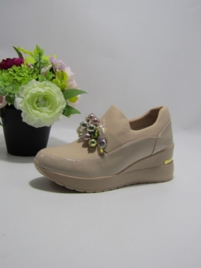Półbuty damskie na koturnie (36-41) O-1518 KHAKI