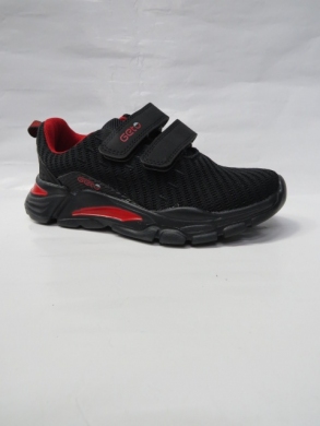 Buty sportowe chłopięce (32-37) F771 BLACK/RED