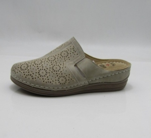Klapki damskie na płaskim (36-41) 6922-5 BEIGE