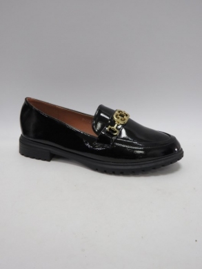 Mokasyny damskie na płaskim (36-41) W-228 BLACK