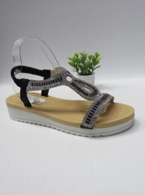Sandały damskie na płaskim (36-41) A-13 BLACK