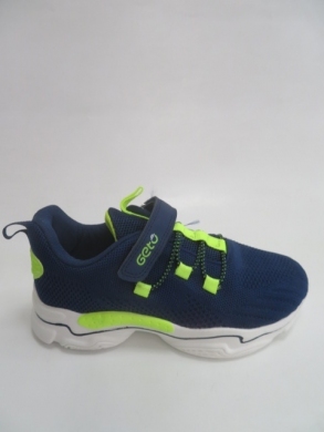 Buty sportowe chłopięce (32-37) F776 NAVY/GREEN