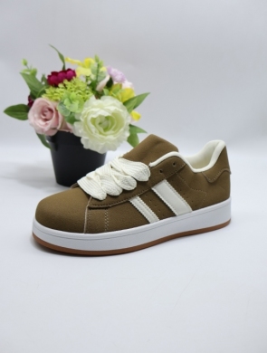 Buty sportowe damskie na płaskim (36-41) A-123 KHAKI