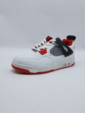 Buty sportowe młodzieżowe (36-41) D023-351 WH/BL/RED