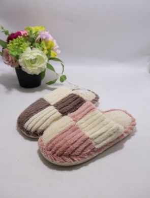 Kapcie damskie ocieplane (36-41) 2785 MIX