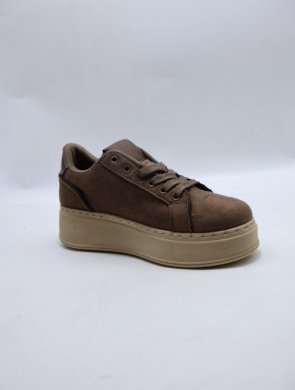Buty sportowe damskie na płaskim (36-41) C3913 BROWN