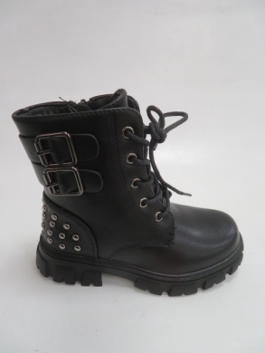 Botki dziewczęce ocieplane (25-30) 82113 BLACK