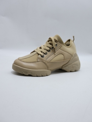 Buty sportowe damskie na płaskim (36-41) LA212 KHAKI