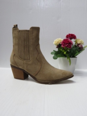 Botki damskie na obcasie (36-41) 7885 KHAKI