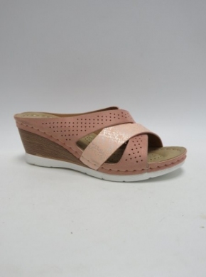 Klapki damskie na koturnie (36-41) N21-698 PINK
