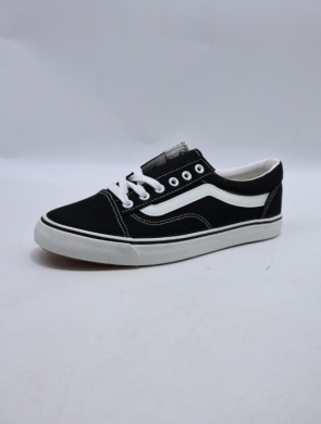 Trampki damskie na płaskim (36-41) DC3-1 BLACK
