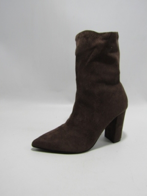 Botki damskie na obcasie (36-41) MVP314 BROWN