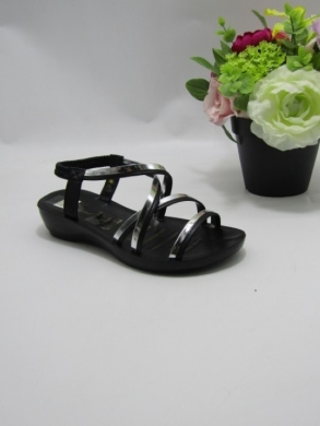 Sandały damskie na płaskim (36-41) 28021 BLACK