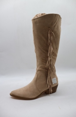 Kozaki damskie na obcasie (36-41) T179 BEIGE