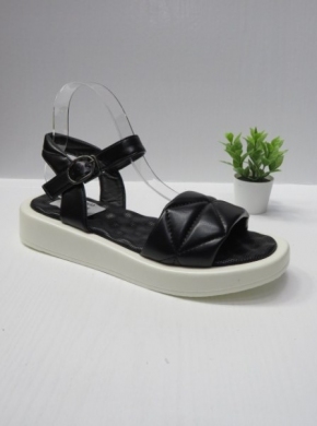 Sandały damskie na płaskim (36-41) 1301 BLACK