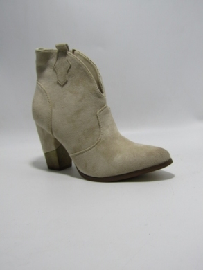 Botki damskie ocieplane na obcasie (36-41) DA98 BEIGE
