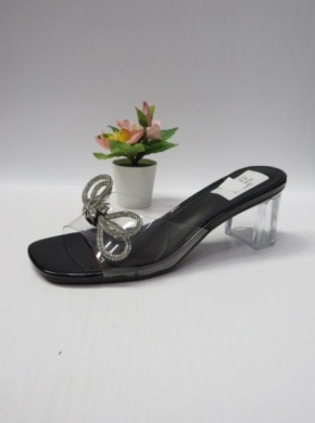 Klapki damskie na obcasie (36-41) YC194 BLACK