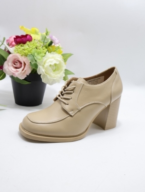 Półbuty damskie na obcasie (36-41) 9196 BEIGE