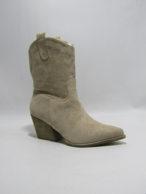 Botki damskie na obcasie (36-41) HQ336 BEIGE