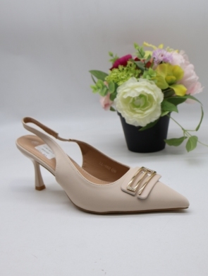 Sandały damskie na szpilce (36-41) LL062 BEIGE