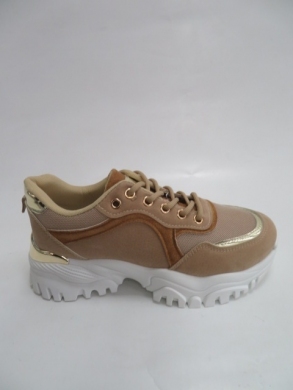 Sneakersy damskie niskie (36-41) J2293 KHAKI