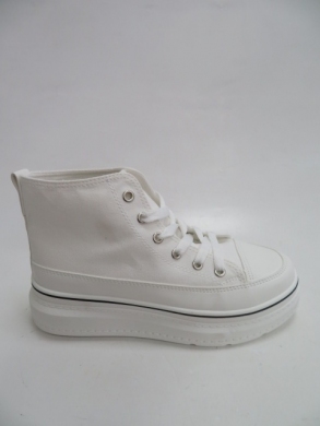 Trampki damskie na koturnie (36-41) 2021 WHITE