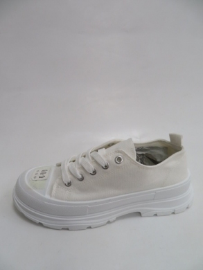 Trampki damskie na koturnie (36-41) HB61  WHITE