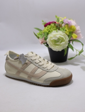 Buty sportowe damskie na płaskim (37-41) TH008 SKO BEIGE