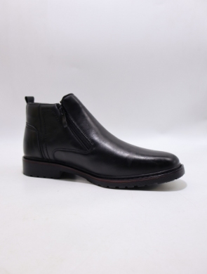 Botki męskie ocieplane (40-45) 63537-21 BLACK