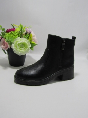 Botki damskie ocieplane na obcasie (36-41) 8523T009