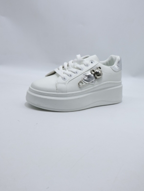 Buty sportowe damskie na płaskim (36-41) EL007 SILVER